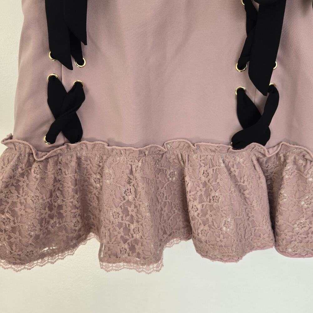 Liz Lisa Coquette Lolita Corset Skirt Kawaii Lace Heart Lace Up Women XS - Picture 5 of 12